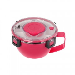 Eco Life Ροζ φαγητοδοχείο thermos 850ml Με χώρισμα (33-BO-9071) Eco Life Ροζ φαγητοδοχείο thermos 850ml Με χώρισμα (33-BO-9071)