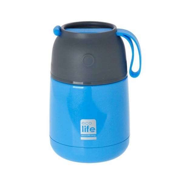 Eco Life Θερμός Φαγητού 450ml Baby Blue (33-BO-9075) Eco Life Θερμός Φαγητού 450ml Baby Blue (33-BO-9075)