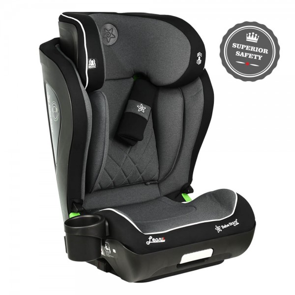 Bebestars Κάθισμα Αυτοκινήτου Leon i-Size 100-150cm Black (943-188) Bebestars Κάθισμα Αυτοκινήτου Leon i-Size 100-150cm Black (943-188)
