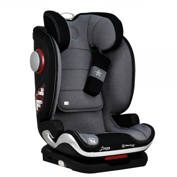 Bebestars Κάθισμα Αυτοκινήτου Leon Plus i-Size 100-150cm Grey  (944-186) Bebestars Κάθισμα Αυτοκινήτου Leon Plus i-Size 100-150cm Grey  (944-186)
