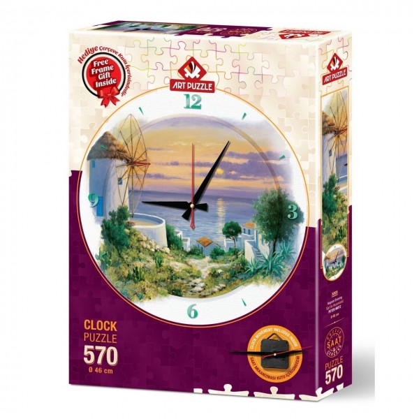 Art Puzzle: 570τμχ Ρολόϊ - Aegean Evening- Peter Motz (ART5005) Art Puzzle: 570τμχ Ρολόϊ - Aegean Evening- Peter Motz (ART5005)