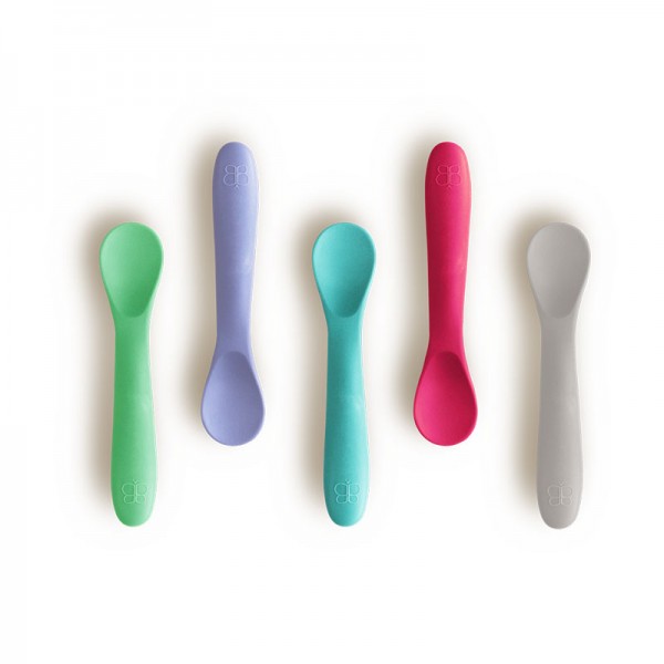 Bbluv Spoon Σετ 5 Κουτάλια Σιλικόνης Ροζ (B0190-P) Bbluv Spoon Σετ 5 Κουτάλια Σιλικόνης Ροζ (B0190-P)