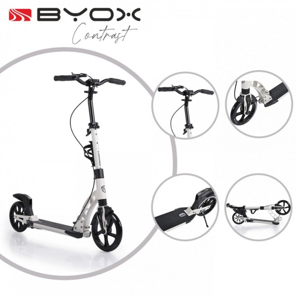 Byox Παιδικό Πατίνι Contrast Δίτροχο Λευκό (3800146227579) Byox Παιδικό Πατίνι Contrast Δίτροχο Λευκό (3800146227579)