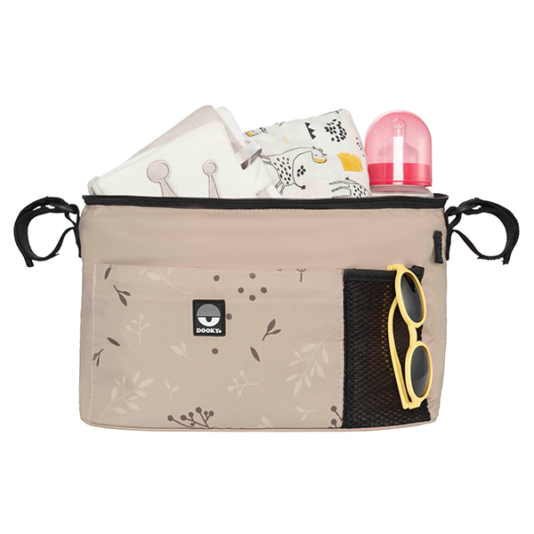 Dooky Organizer καροτσιού - Deluxe Romantic Leaves Beige (DK-5128207) Dooky Organizer καροτσιού - Deluxe Romantic Leaves Beige (DK-5128207)