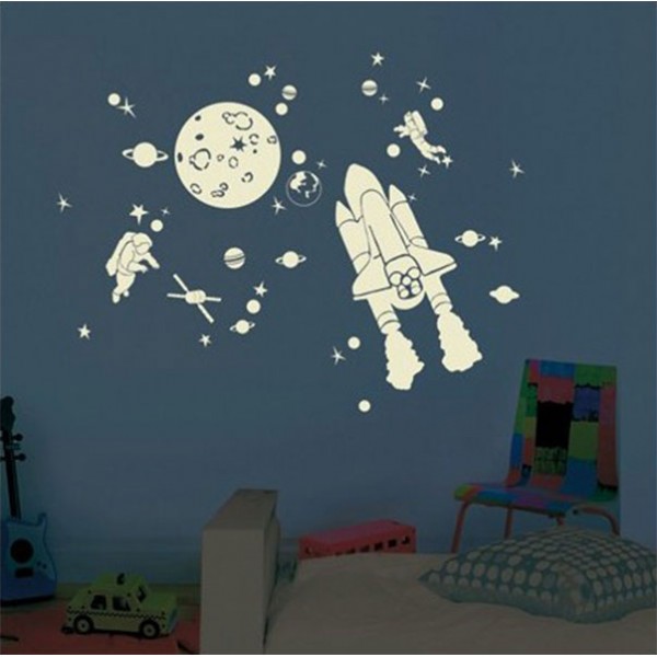 Mimi'lou: Αυτοκόλλητα τοίχου φωσφοριζέ "Space Kit" (MML-ART0130) Mimi'lou: Αυτοκόλλητα τοίχου φωσφοριζέ "Space Kit" (MML-ART0130)