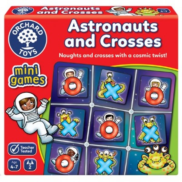 Orchard Toys "Διαστημική τρίλιζα" ( Mini Game Astronauts and Crosses) Mini Game Ηλικίες 4-7 ετών (ORCH374) Orchard Toys "Διαστημική τρίλιζα" ( Mini Game Astronauts and Crosses) Mini Game Ηλικίες 4-7 ετών (ORCH374)