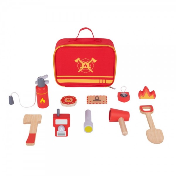 Tooky Toys Βαλιτσάκι Πυροσβέστη από Ξύλο (TK317) Tooky Toys Βαλιτσάκι Πυροσβέστη από Ξύλο (TK317)