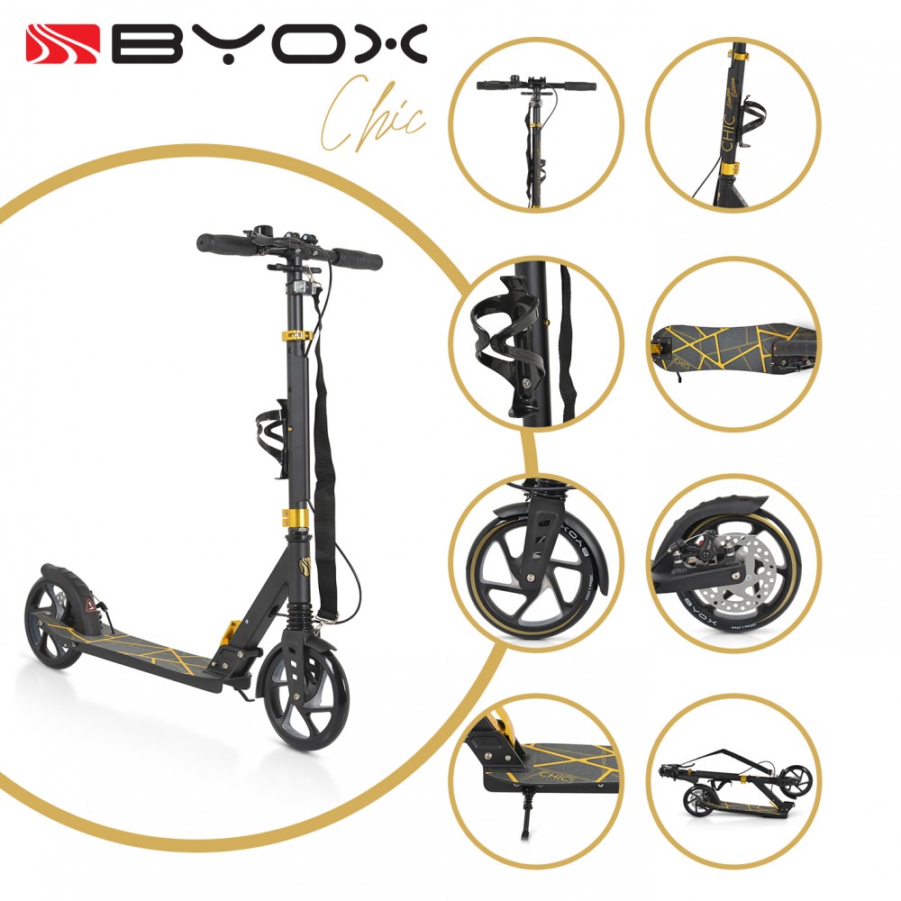 Byox Πατίνι Scooter Chic Black (3800146228408) Byox Πατίνι Scooter Chic Black (3800146228408)