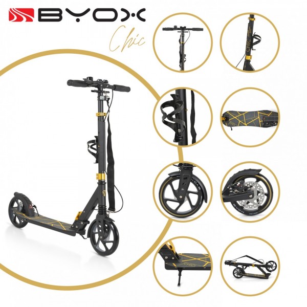 Byox Πατίνι Scooter Chic Black (3800146228408) Byox Πατίνι Scooter Chic Black (3800146228408)