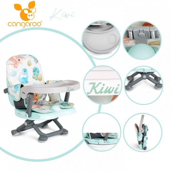 Κάθισμα Φαγητού Cangaroo Kiwi Dinos (3801005151042) Κάθισμα Φαγητού Cangaroo Kiwi Dinos (3801005151042)