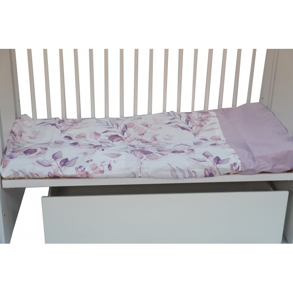 Nona Bebe  Σεντόνια 3 Τεμαχίων Λιλά Ανθάκι (nnb-05) Nona Bebe  Σεντόνια 3 Τεμαχίων Λιλά Ανθάκι (nnb-05)
