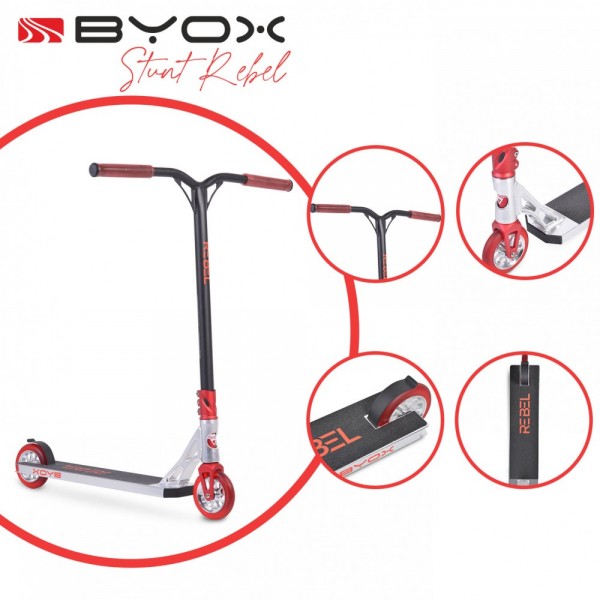 Byox Scooter Stunt Rebel Red (3800146227128) Byox Scooter Stunt Rebel Red (3800146227128)