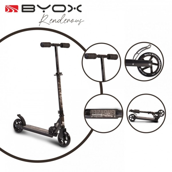 Scooter Rendevous Byox -Black (3800146253417) Scooter Rendevous Byox -Black (3800146253417)