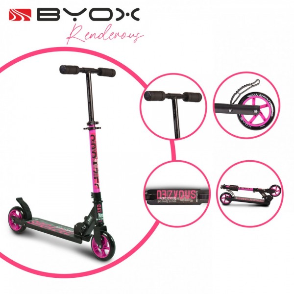 Scooter Rendevous Byox -Pink (3800146225131) Scooter Rendevous Byox -Pink (3800146225131)