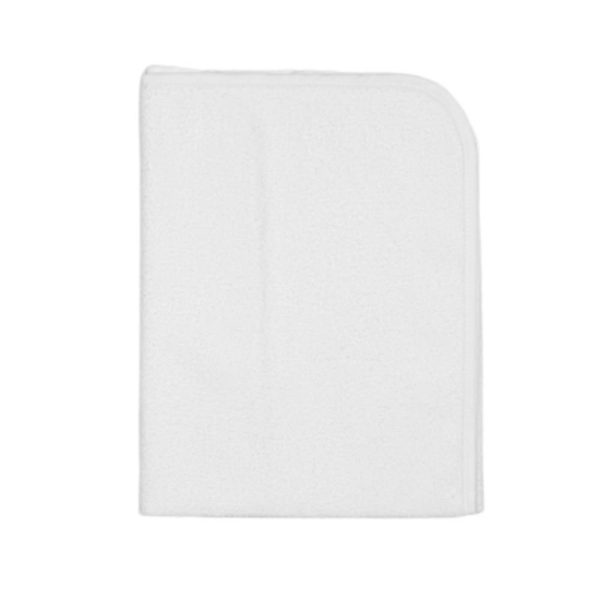 Babystar Αδιάβροχο Σελτεδάκι 40x60 Λευκό με Ρέλι Λευκό (173198)