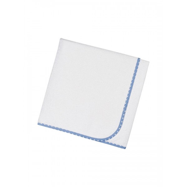 Babystar Αδιάβροχο Σελτεδάκι 40x60 Λευκό με Ρέλι Μπλε (173198)