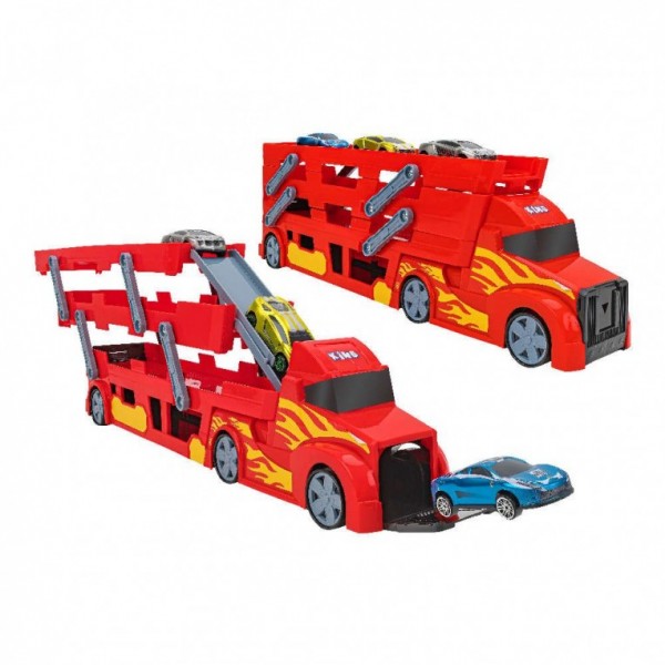 Spidko Νταλίκα Μεταφοράς με 3 Die-Cast Οχήματα (41404) Spidko Νταλίκα Μεταφοράς με 3 Die-Cast Οχήματα (41404)