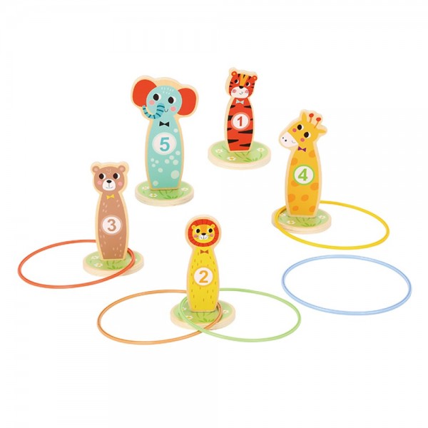 Tooky Toys Παιχνίδι Ρίψης Στόχου Εξωτερικού Χώρου Ξύλινες Κορίνες με Κρίκους (6972633371328) Tooky Toys Παιχνίδι Ρίψης Στόχου Εξωτερικού Χώρου Ξύλινες Κορίνες με Κρίκους (6972633371328)