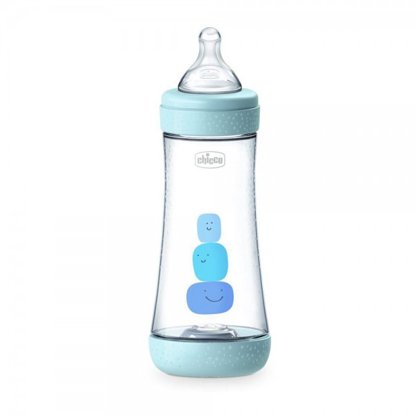Chicco Πλαστικό Μπιμπερό Perfect 5 Κατά των Κολικών με Θηλή Σιλικόνης 300ml για 4+ μηνών Μπλε (A60-20235-20) Chicco Πλαστικό Μπιμπερό Perfect 5 Κατά των Κολικών με Θηλή Σιλικόνης 300ml για 4+ μηνών Μπλε (A60-20235-20)