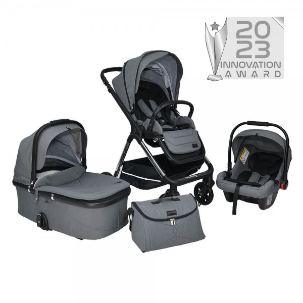 Bebe Stars Πολυκαρότσι Nammas 3σε1 Grey (335-186)