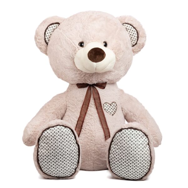 Amek Toys Λούτρινος Μεγάλος Αρκούδος Beige 100cm (070129-1) Amek Toys Λούτρινος Μεγάλος Αρκούδος Beige 100cm (070129-1)