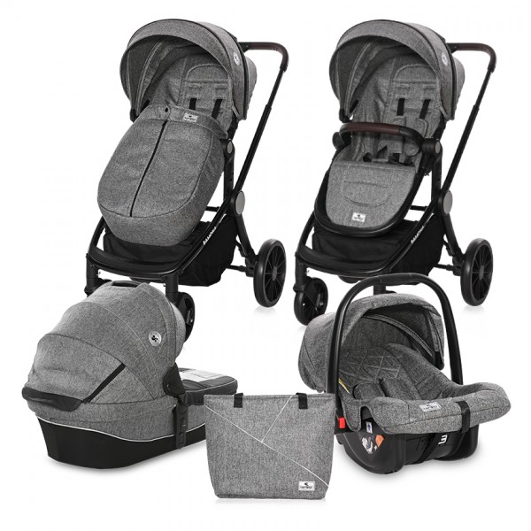 Lorelli Bertoni Σύστημα Mετακίνησης 3 σε 1 Ramona Steel Grey (10021682184R) Lorelli Bertoni Σύστημα Mετακίνησης 3 σε 1 Ramona Steel Grey (10021682184R)