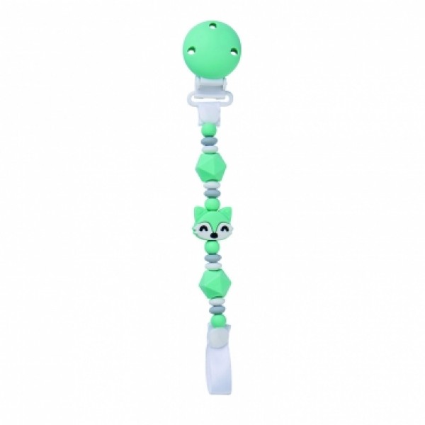 Saro Κλιπ Πιπίλας Σιλικόνης Foxy Mint 0+M (14372) Saro Κλιπ Πιπίλας Σιλικόνης Foxy Mint 0+M (14372)