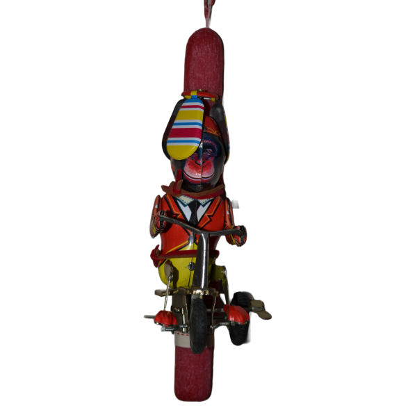 Χειροποίητη Αρωματική Λαμπάδα με Κουρδιστό Παιχνίδι Πίθηκος (2023088) Χειροποίητη Αρωματική Λαμπάδα με Κουρδιστό Παιχνίδι Πίθηκος (2023088)