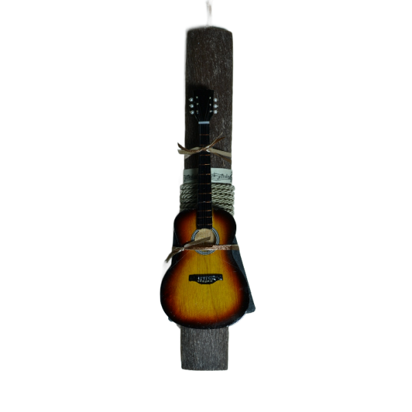 Χειροποίητη Αρωματική Λαμπάδα Με Κλασσική  Κιθάρα (2024104) Χειροποίητη Αρωματική Λαμπάδα Με Κλασσική  Κιθάρα (2024104)