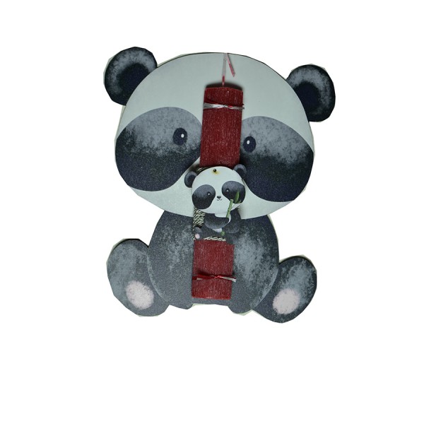 Χειροποίητη Αρωματική Λαμπάδα Panda Με Ξύλινη Βάση που κρεμιέται ως διακοσμητικό Καδράκι (2024269) Χειροποίητη Αρωματική Λαμπάδα Panda Με Ξύλινη Βάση που κρεμιέται ως διακοσμητικό Καδράκι (2024269)