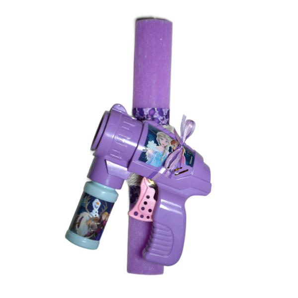 Χειροποίητη Αρωματική Λαμπάδα Με Σαπουνόφουσκα όπλο Πριγκίπισσα (2024313) Χειροποίητη Αρωματική Λαμπάδα Με Σαπουνόφουσκα όπλο Πριγκίπισσα (2024313)