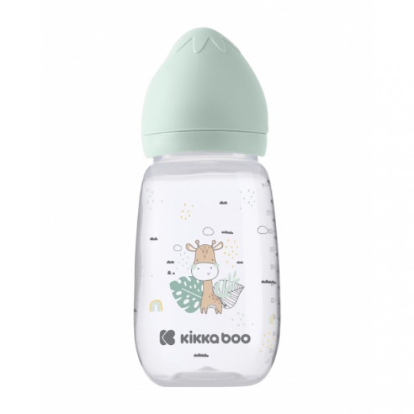 Kikkaboo Πλαστικό Μπιμπερό με θηλή σιλικόνης 6m+ 310ml Savanna Mint (31302020100) Kikkaboo Πλαστικό Μπιμπερό με θηλή σιλικόνης 6m+ 310ml Savanna Mint (31302020100)