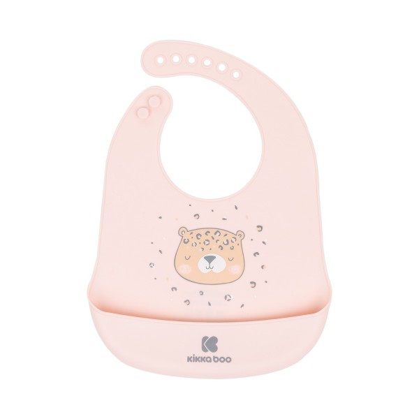 Kikkaboo Σαλιάρα από Σιλικόνη  Savanna Pink (31303030046) Kikkaboo Σαλιάρα από Σιλικόνη  Savanna Pink (31303030046)