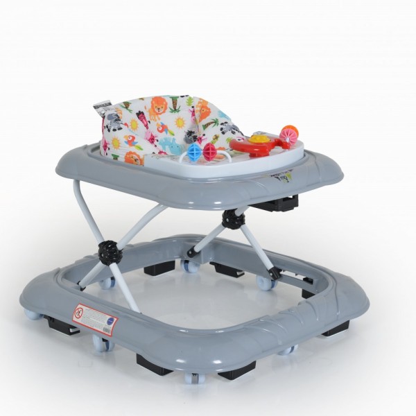 Cangaroo Στράτα Jungle Fun Grey ( 3800146244279) Cangaroo Στράτα Jungle Fun Grey ( 3800146244279)