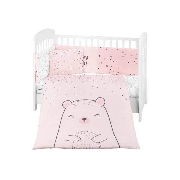 Kikka Boo Σετ Προίκας Μωρού 6 τεμαχίων 70/140 Bear with me Pink (41101060120) Kikka Boo Σετ Προίκας Μωρού 6 τεμαχίων 70/140 Bear with me Pink (41101060120)