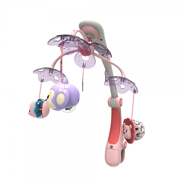 Bebestars Μουσικό Κρεβατιού με Προβολέα Pink (853-185) Bebestars Μουσικό Κρεβατιού με Προβολέα Pink (853-185)