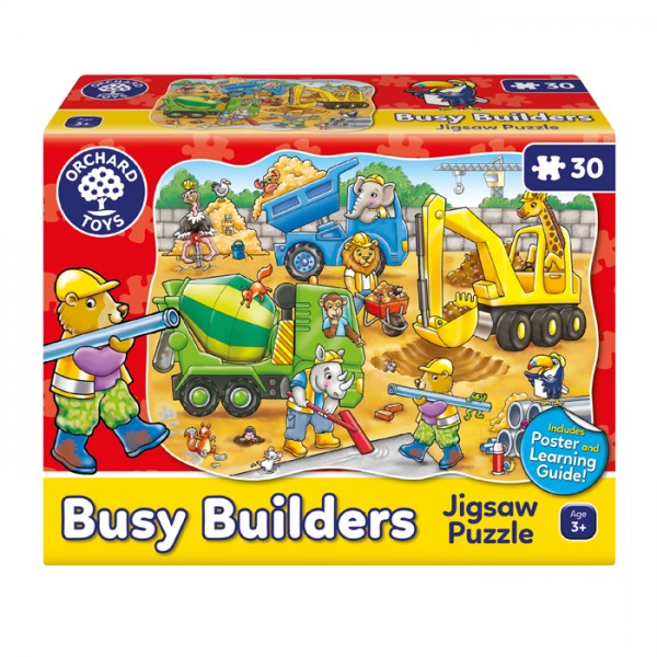 Orchard Toys Busy Builders Puzzle Ηλικίες 3+ ετών (ORCH299) Orchard Toys Busy Builders Puzzle Ηλικίες 3+ ετών (ORCH299)