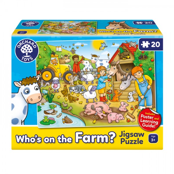 Orchard Toys Who'S On The Farm Puzzle Ηλικίες 3+ ετών (ORCH302) Orchard Toys Who'S On The Farm Puzzle Ηλικίες 3+ ετών (ORCH302)