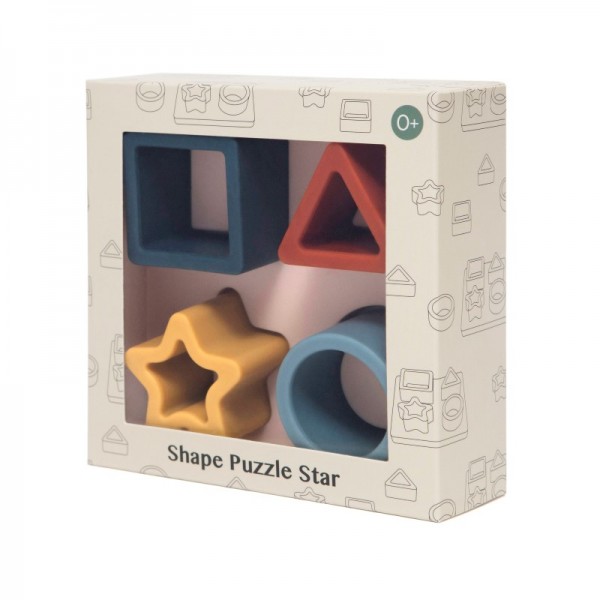 Petit Monkey – Παζλ σφηνώματα Σιλικόνης Star 0 yrs+ (PTM-PMG027) Petit Monkey – Παζλ σφηνώματα Σιλικόνης Star 0 yrs+ (PTM-PMG027)