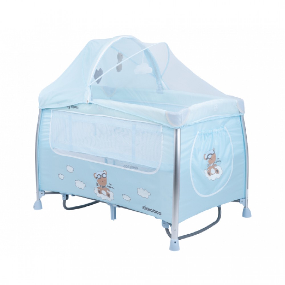 Kikkaboo Παρκοκρέβατο Dreamy Bear Mint 2 Επιπέδων (31003010089) Kikkaboo Παρκοκρέβατο Dreamy Bear Mint 2 Επιπέδων (31003010089)