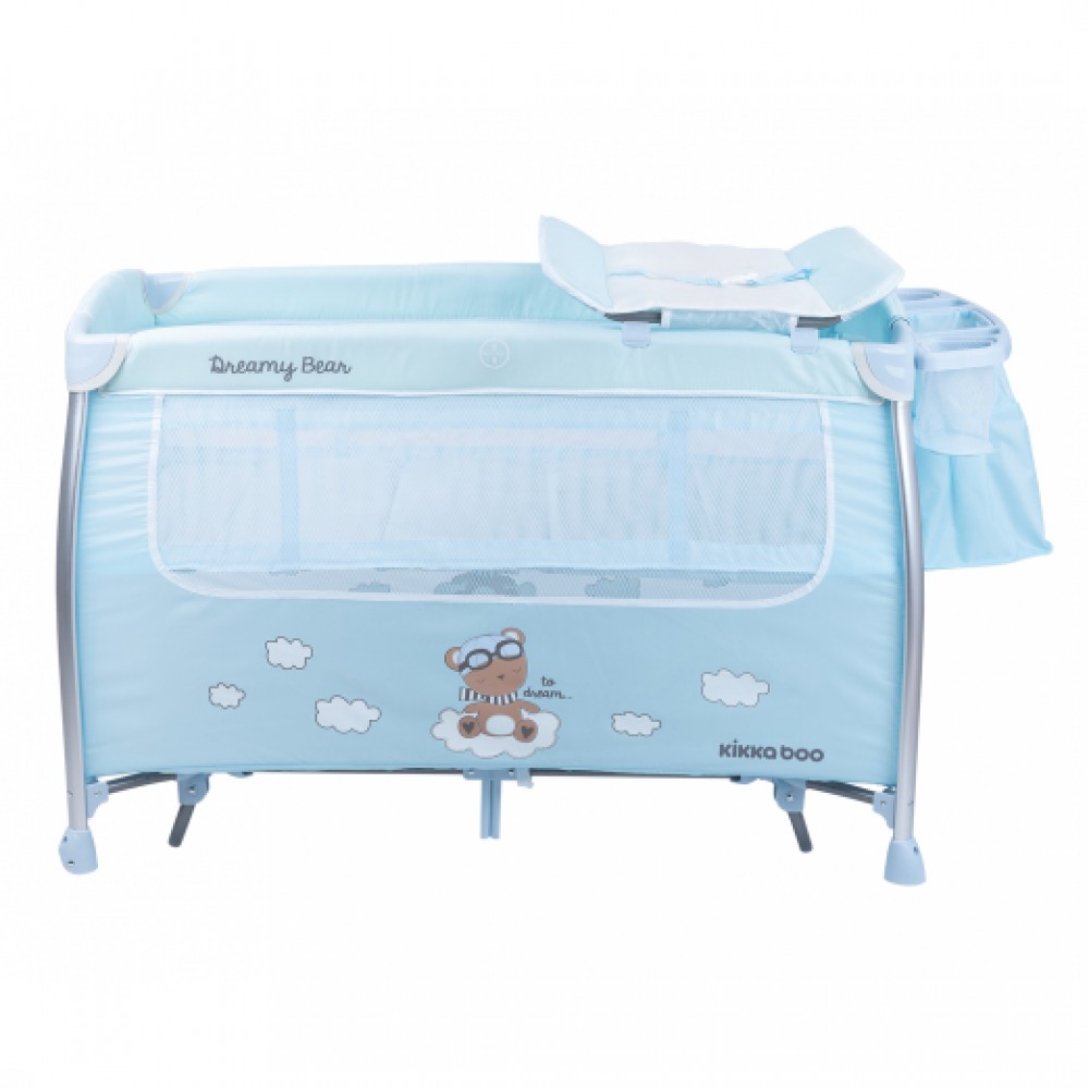 Kikkaboo Παρκοκρέβατο Dreamy Bear Mint 2 Επιπέδων (31003010089) Kikkaboo Παρκοκρέβατο Dreamy Bear Mint 2 Επιπέδων (31003010089)