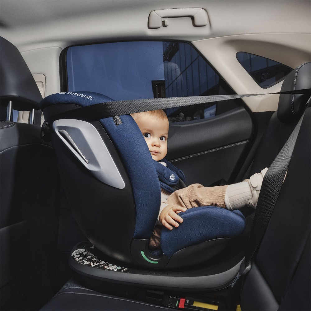 Kinderkraft Κάθισμα Αυτοκινήτου i-Grow Isofix i-Size 360° Grey (KCIGRO02GRYPL00)