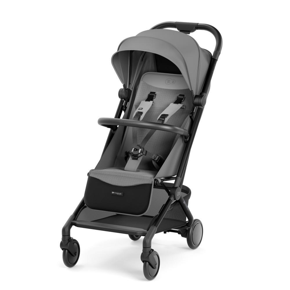 Kinderkraft  Pilot 2 Καρότσι ταξιδίου Cabin Size Grey (KSPILO02GRY0000)