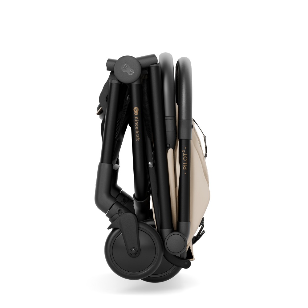 Kinderkraft Pilot 2 Καρότσι ταξιδίου Cabin Size Beige (KSPILO02BEG0000)