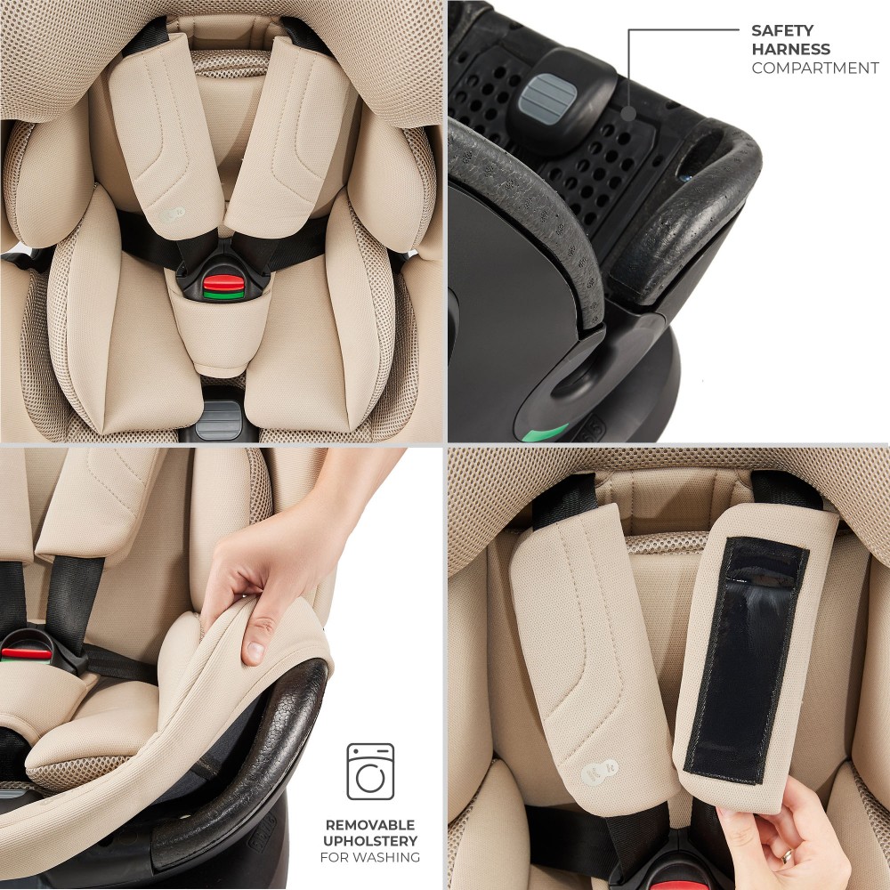 Kinderkraft Κάθισμα Αυτοκινήτου Xpedition Isofix i-Size 360° Beige (KCXPED03BEG0000)