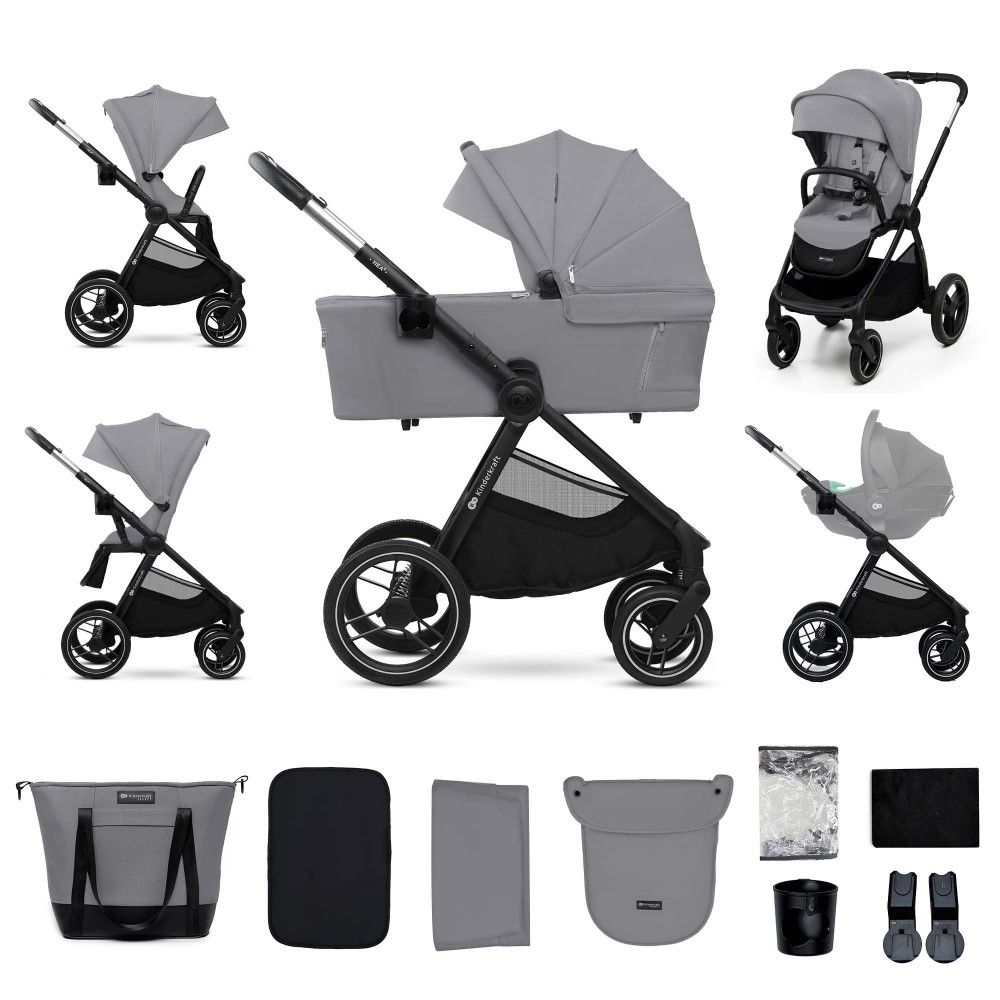 Kinderkraft Πολυκαρότσι Nea 5σε1 Light Grey (KSNEA002GRY2000-1)