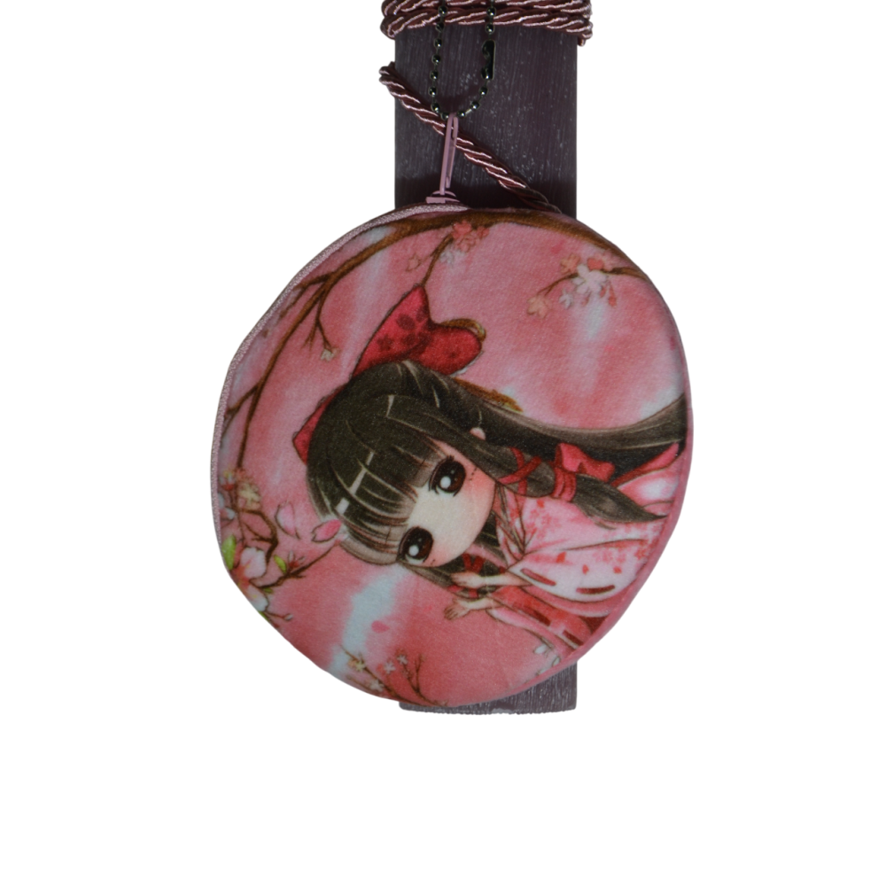 Χειροποίητη Αρωματική Λαμπάδα με Φούξια πορτοφολάκι (2026037) Χειροποίητη Αρωματική Λαμπάδα με Φούξια πορτοφολάκι (2026037)