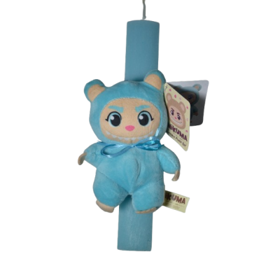 Χειροποίητη Αρωματική Λαμπάδα Με Λούτρινο onikuma Blue (2026126)