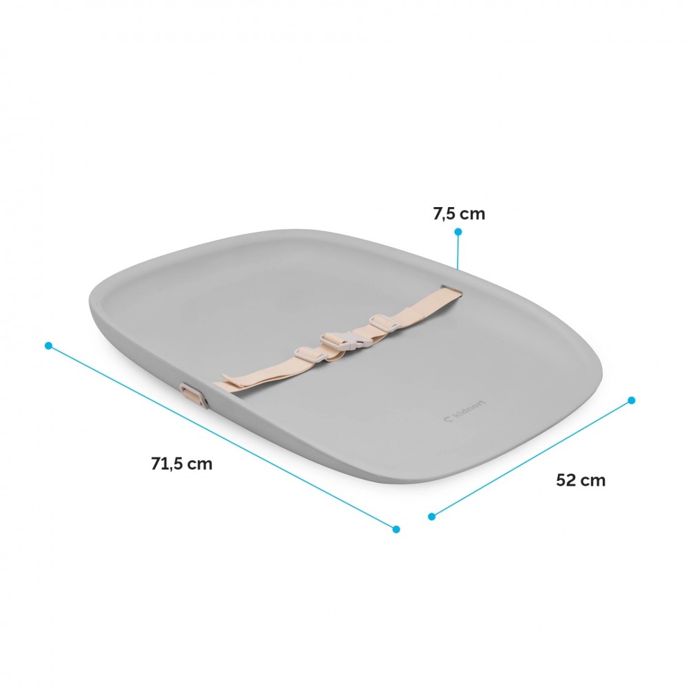 Kidnort Αλλαξιέρα Soft Rengjore Frost Grey (KID000154)