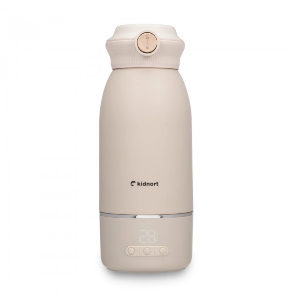 Φορητός θερμαντήρας γάλακτος Sjolove Beige 450ml (KNELE000029)